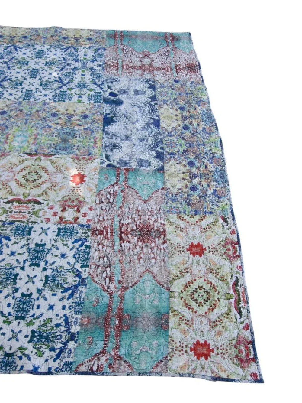 Tracy Porter Poetic Wanderlust Full Size Quilt Tie Dye Patchwork Hippie Boho